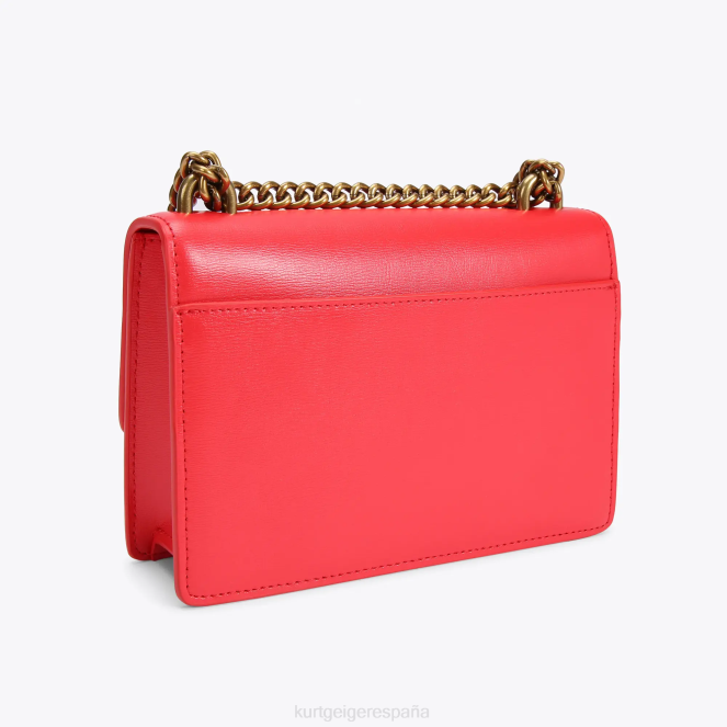 Kurt Geiger mujer bandolera pequeña london shoreditch 2LPR128 | bolsas rojo